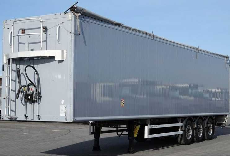 Transport ruchoma podłoga, transport odpadów komunalnych, zrębki