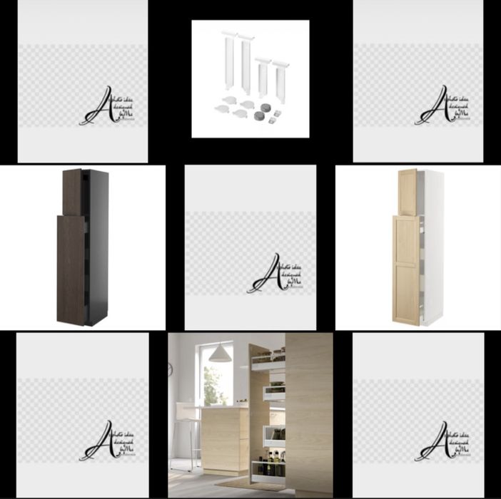 40x140 U T R U S T A ikea metod zestaw montażowy do funkci wysuw