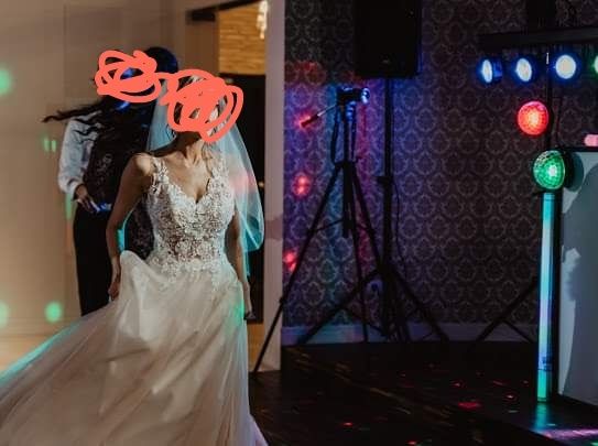Suknia ślubna rozmiar 32-34 + koło+ etola, XS xxs