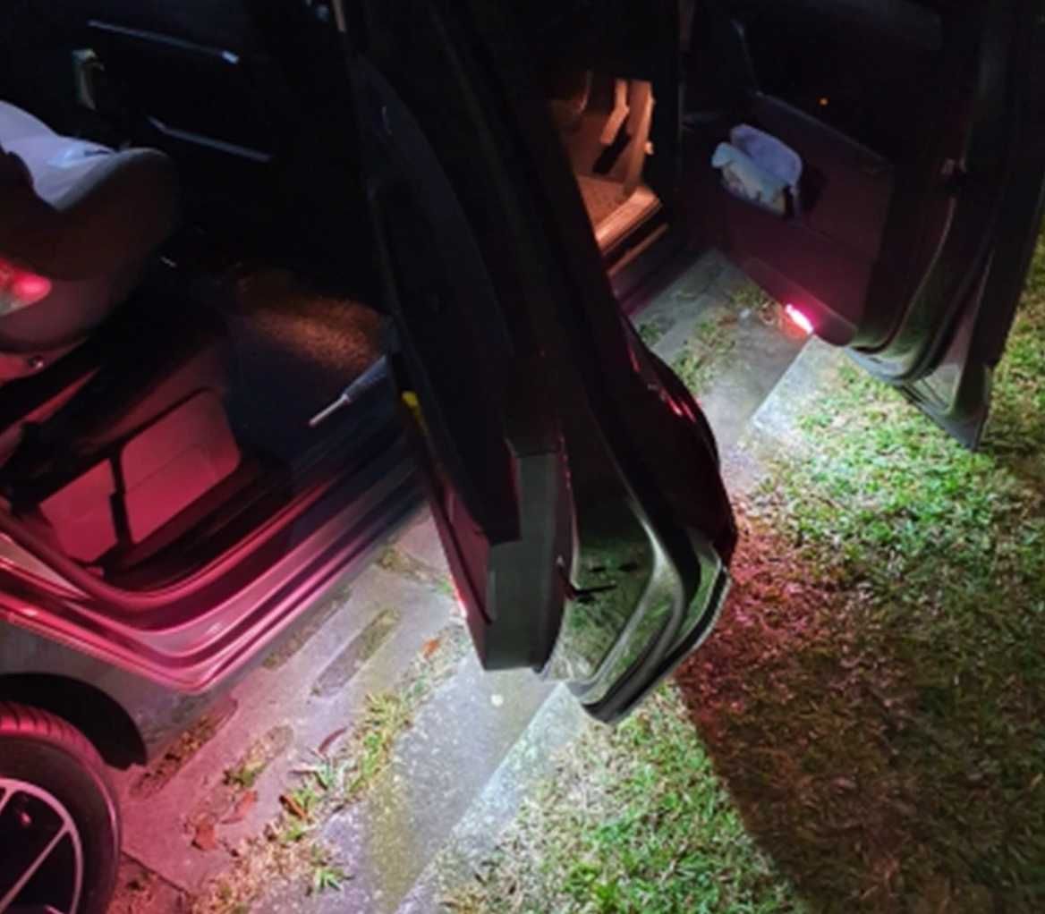 Iluminação LED Porta VW (Golf, Passat, Sharan)