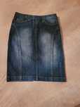 Jeansowa denim spódnica ołówkowa Reserved M 38 granatowa