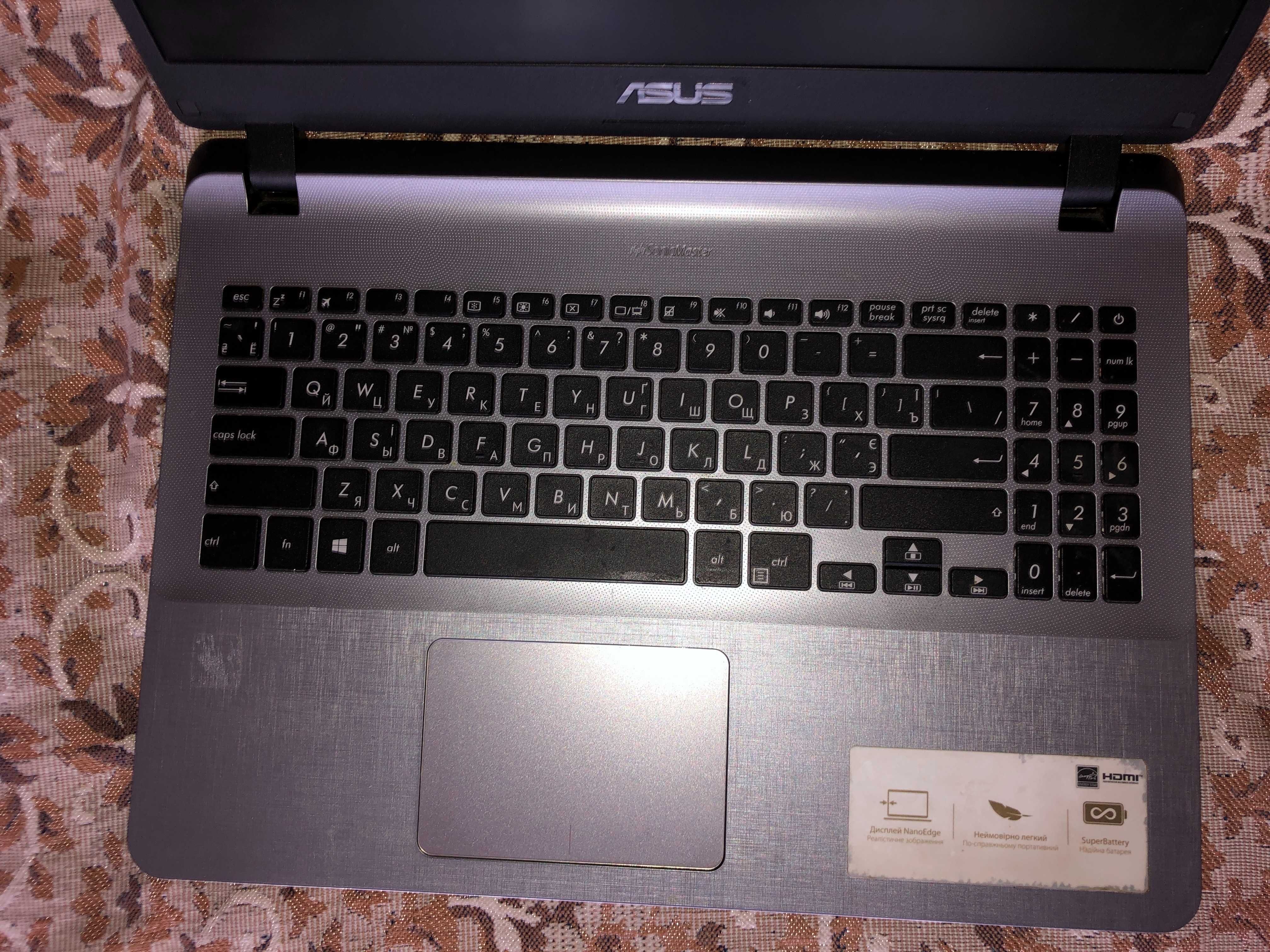 Asus X507 не робоча материнка на частини