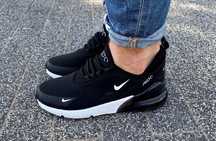 Sneakersy Nike Air Max 270 all black męskie modne obuwie nowe 40-46