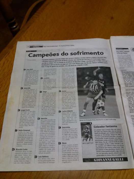 Jornal O Jogo,13/12/2004 - Porto Campeão do Mundo