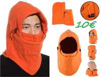 Balaclava térmica Thermo Fleece 4 em 1 para o frio intenso e neve