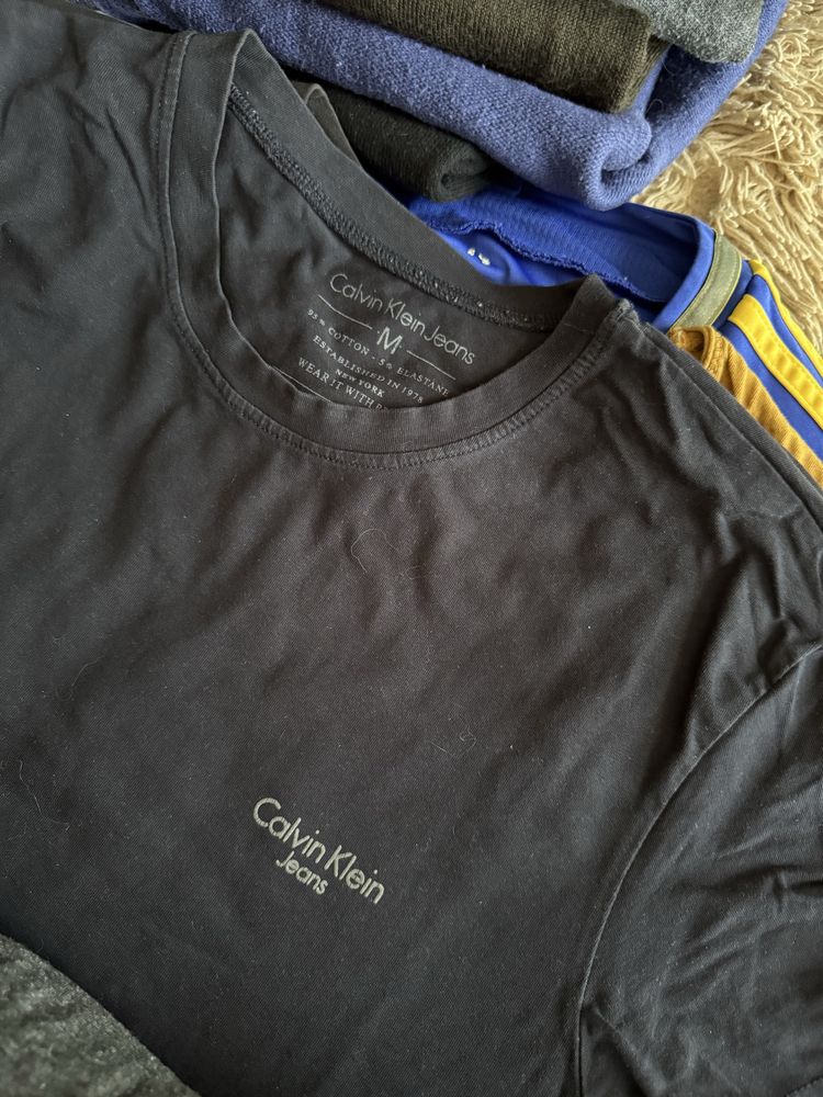 Лот мужские поло  футболки58шт р.M Calvin Klein,Armani,Tommy Hilfiger
