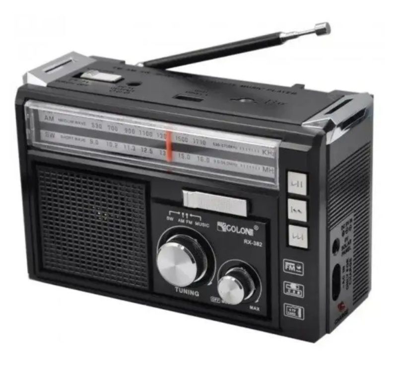 Портативне радіо з Bluetooth, з блютуз BT, TWS, AUX, FM, TF, USB