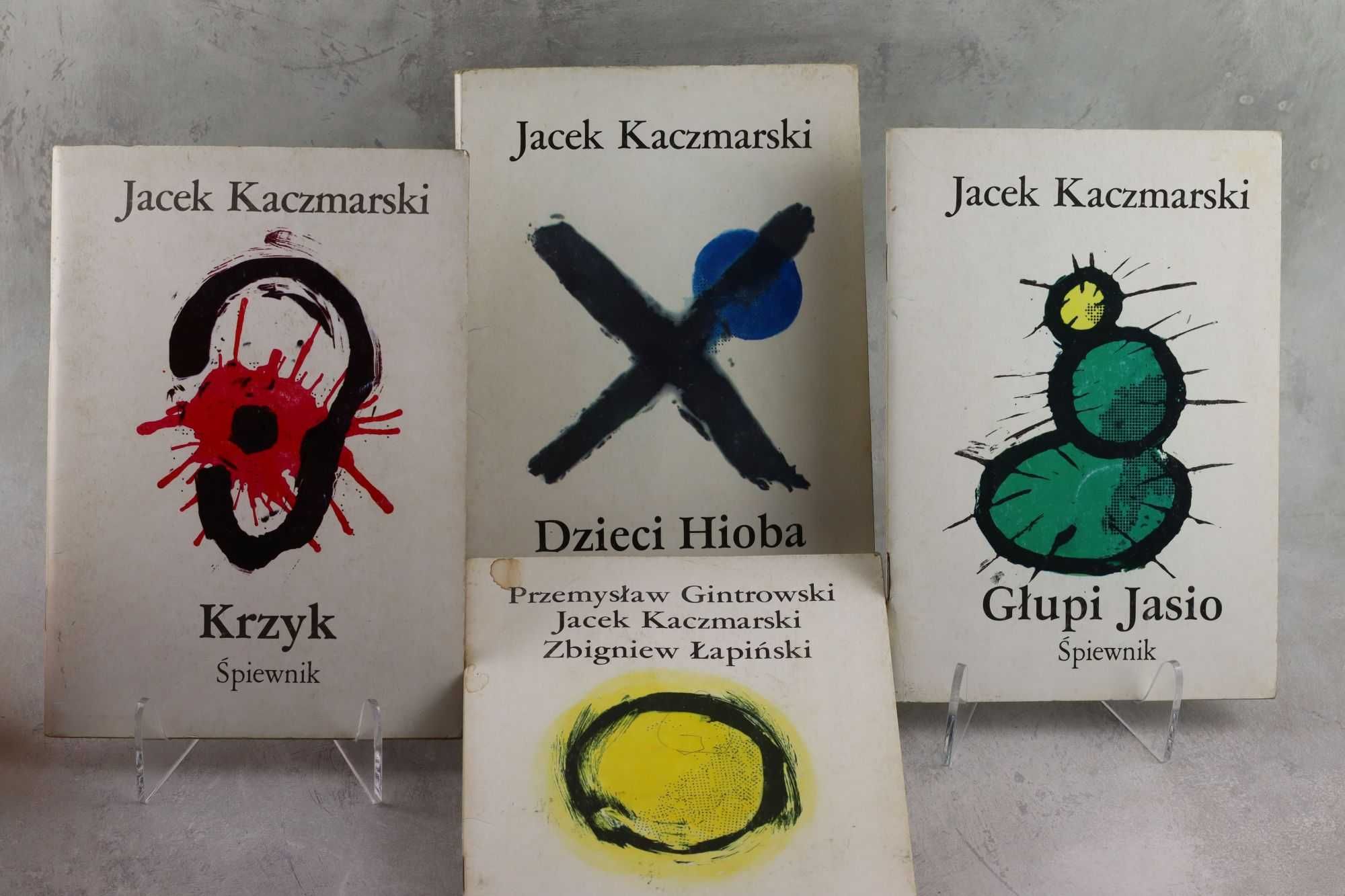 Jacek Kaczmarski śpiewnik x4