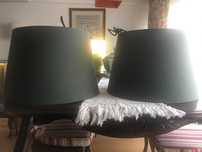 Candeeiros ikea em verde