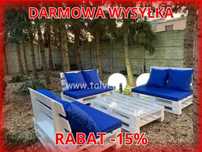 Meble z palet do ogrodu, na taras, balkon – PROMOCJA -15%|