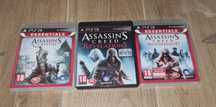 3X ASSASSIN creed3,revelations,brotherhood PL PS3