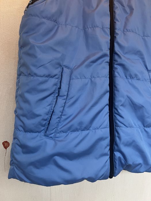 Жилетка на дівчинку 122 см двостороння