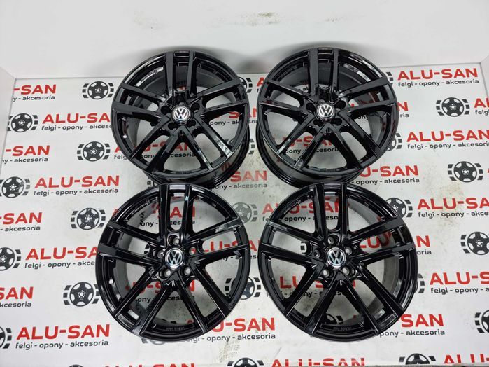 Nowe alufelgi VW 18" 5x112 PASSAT B5 B6 B7 B8 CC SCIROCCO - Czarne