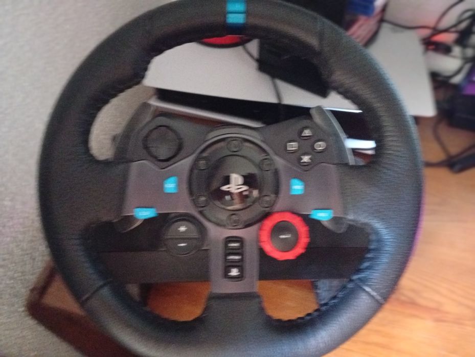 Ps5+ 2 comandos +fones originais+volante Logitech g29+pedais+ mudanças