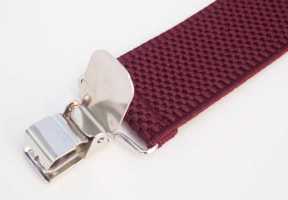 Підтяжки жіночі бордові класичні / женские подтяжки бордовые Польша