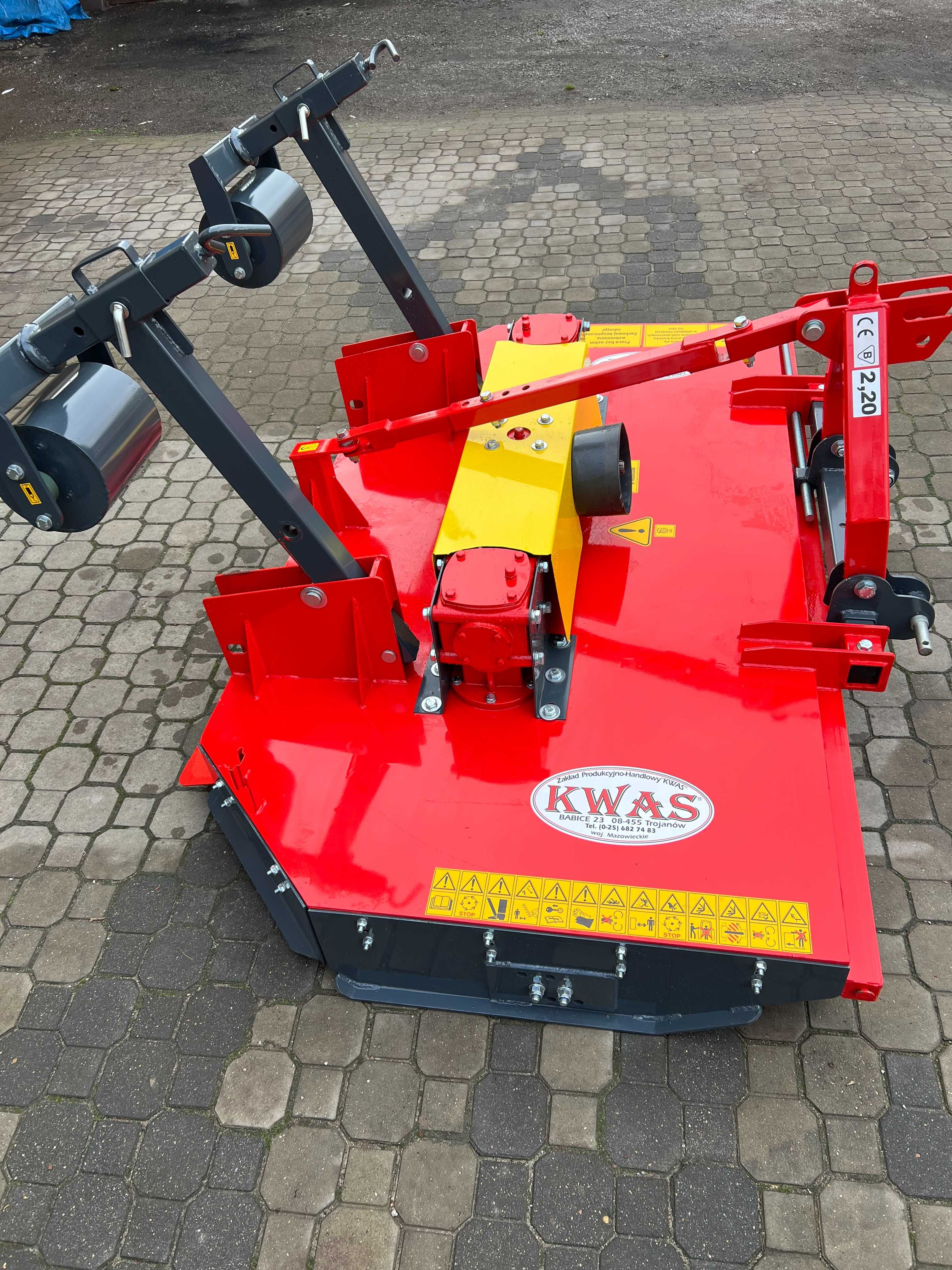 Kosiarka rozdrabiacz dwuwirnikowa sadownicza rokosan tłuka KWAS
