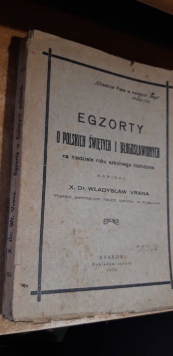 Egzorty o Polskich Świętych i Błogosławionych -X. Dr W. Vrana- Kr.193