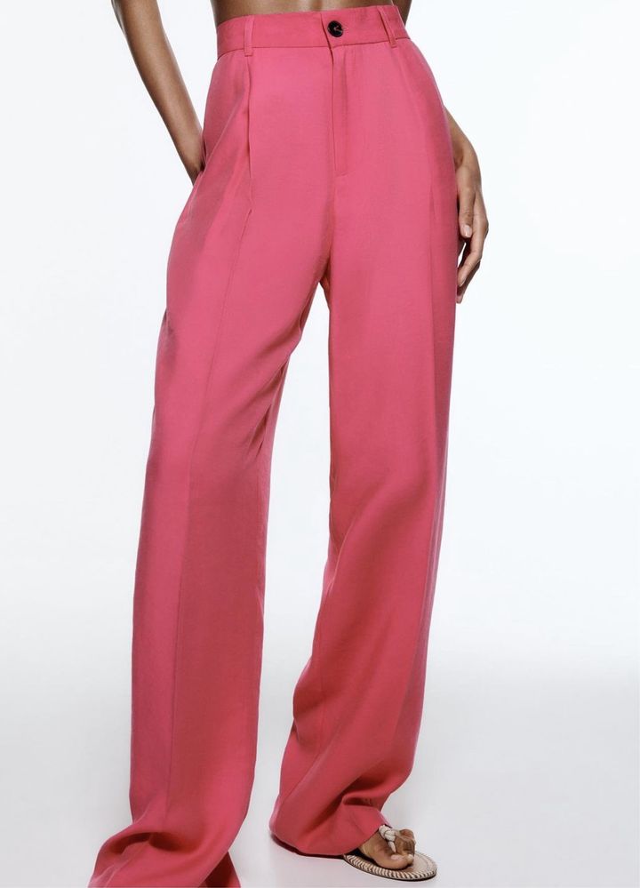 Красиві широкі брюки Zara