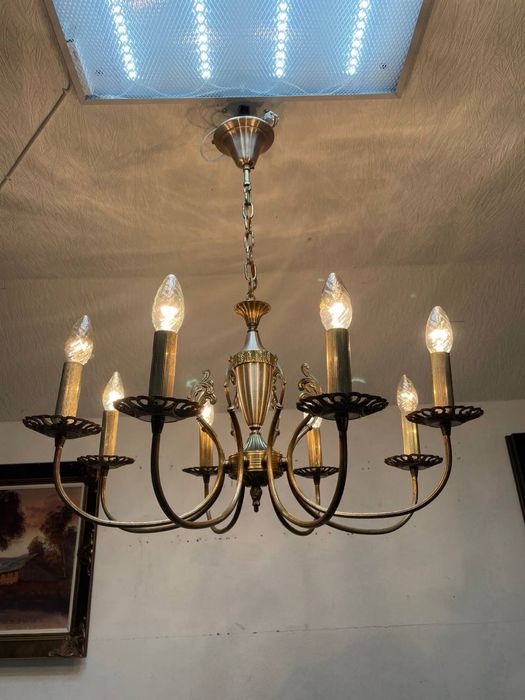 Люстра бронза 6654