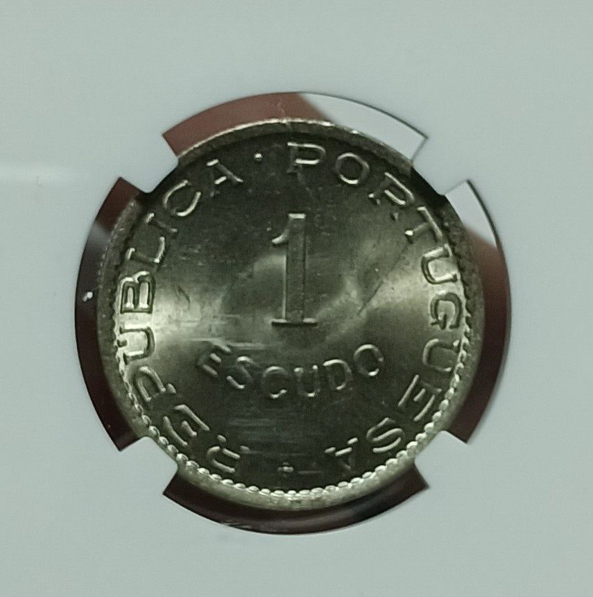 Cabo verde 1$00 1949 MS65