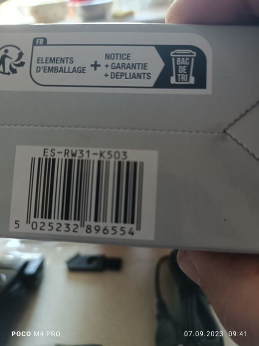 Електро бритва безпровідна Panasonic ES-RW31-k