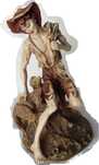 Pequena estatueta