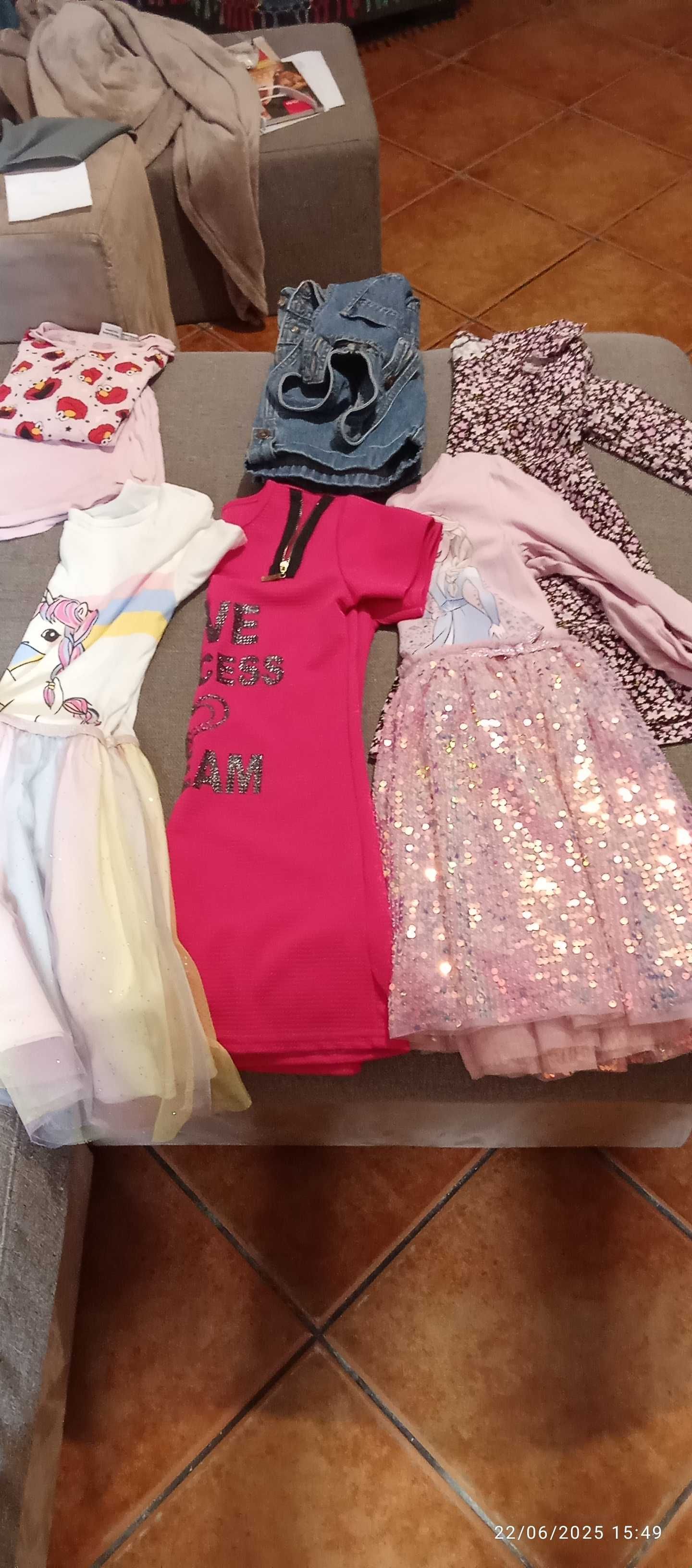Roupa menina 7/8 anos