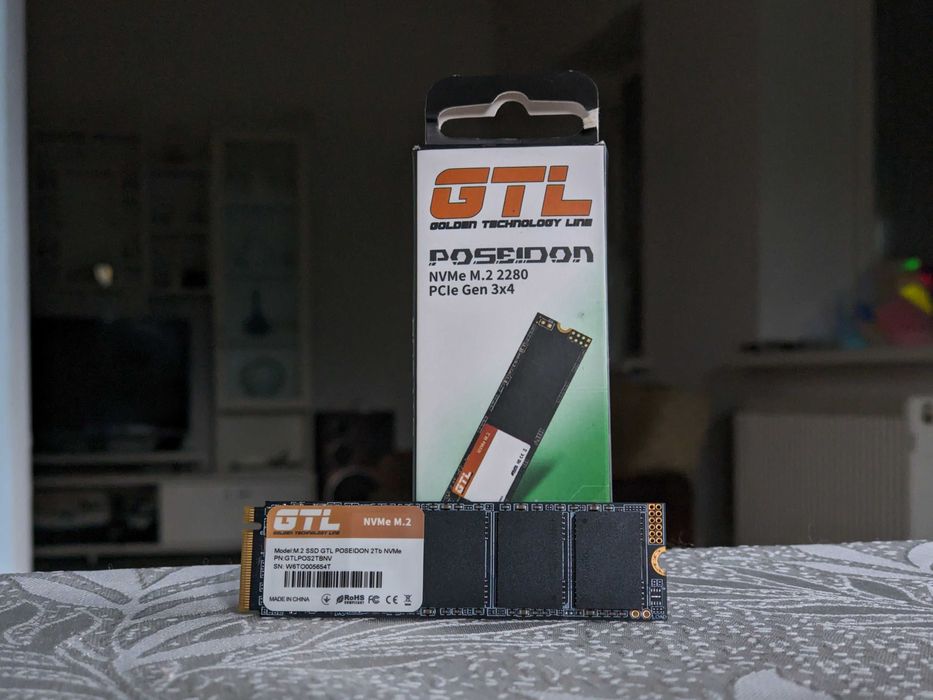 NVMe M.2 SSD 2TB PCI-e 3.0 Poseidon