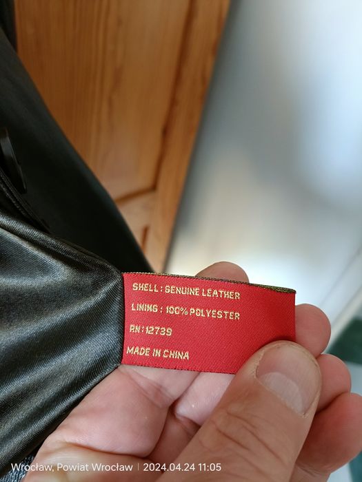 Kurtka skórzana damska