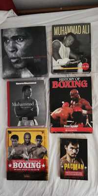 Lote de livros de boxe e Muhammad Ali (portes grátis)