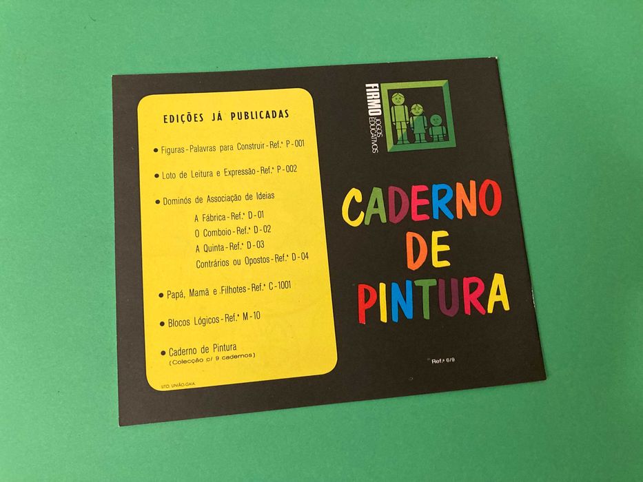 Raro Caderno de Pintura Livro de Colorir da Firmo Anos 80