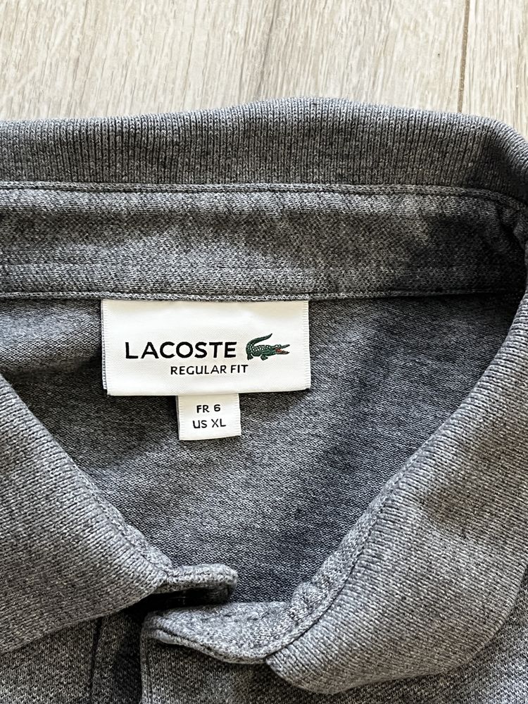 Кропнута футболка поло lacoste