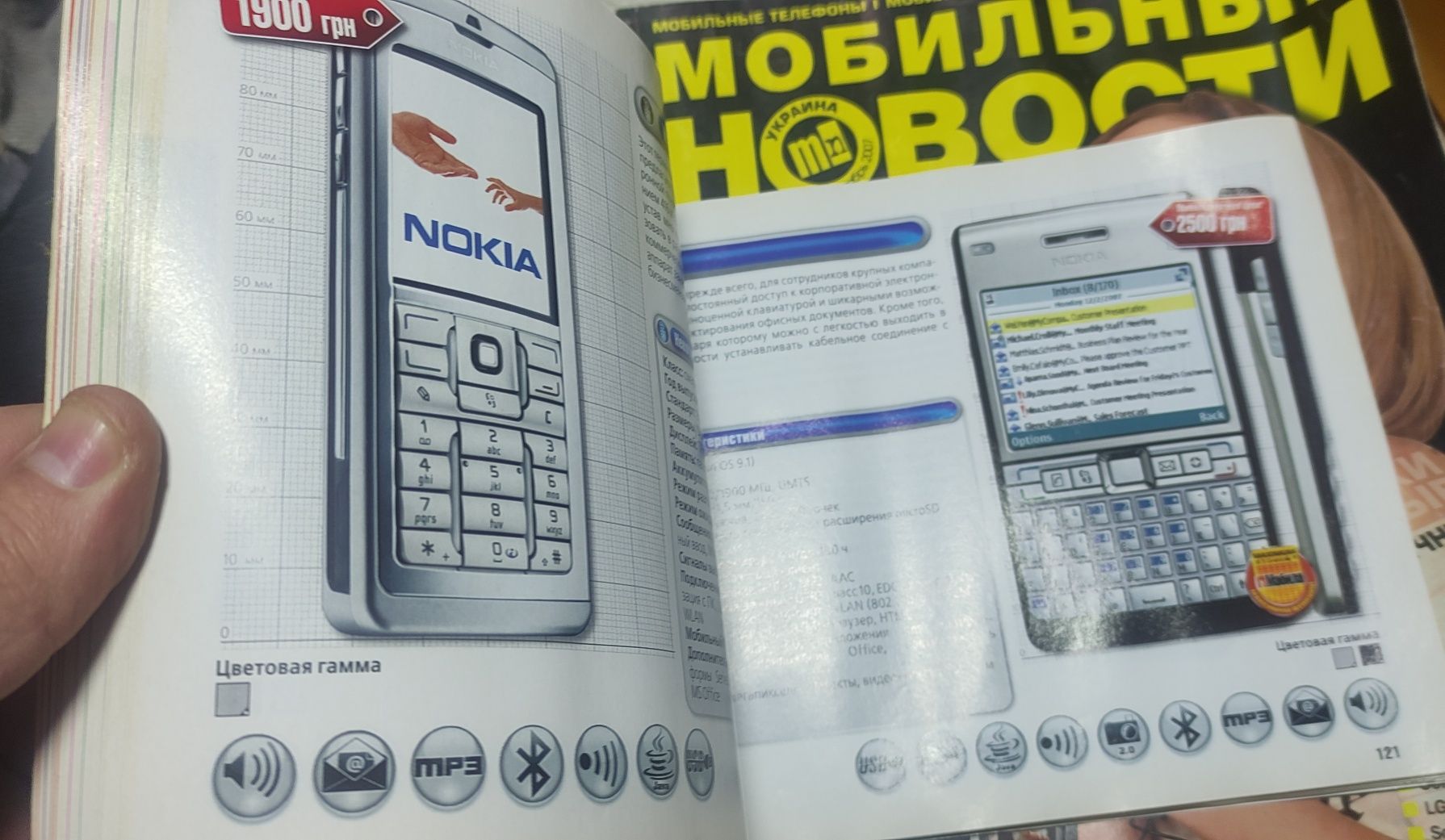 Каталог моделей мобільних телефонів 2007 р.