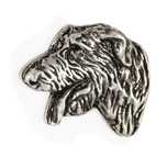 Wilczarz irlandzki pin posrebrzony Art-Dog