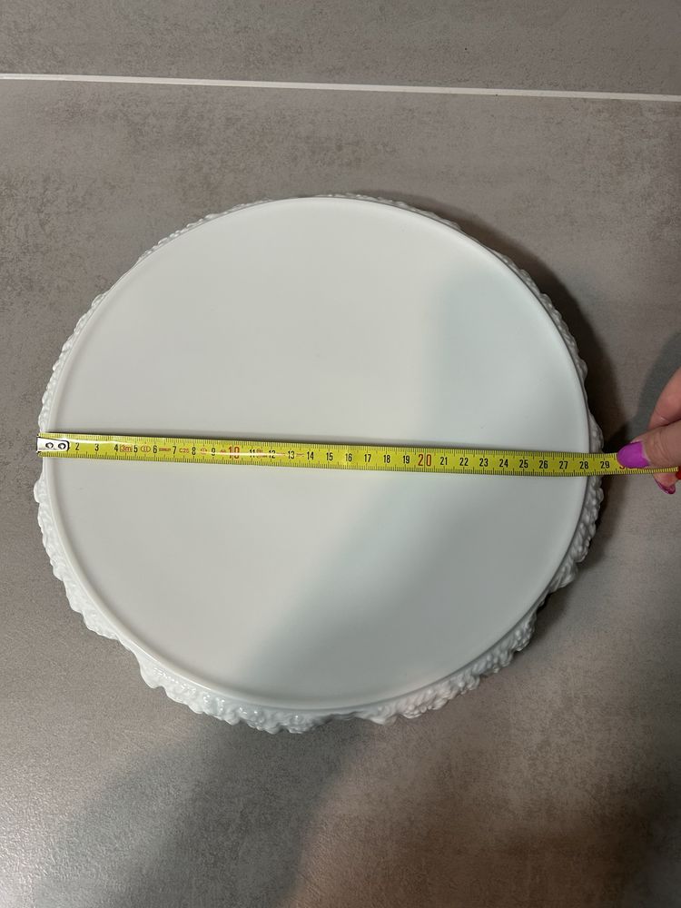 Talerz patera na tort Rosenthal Biała Maria porcelana