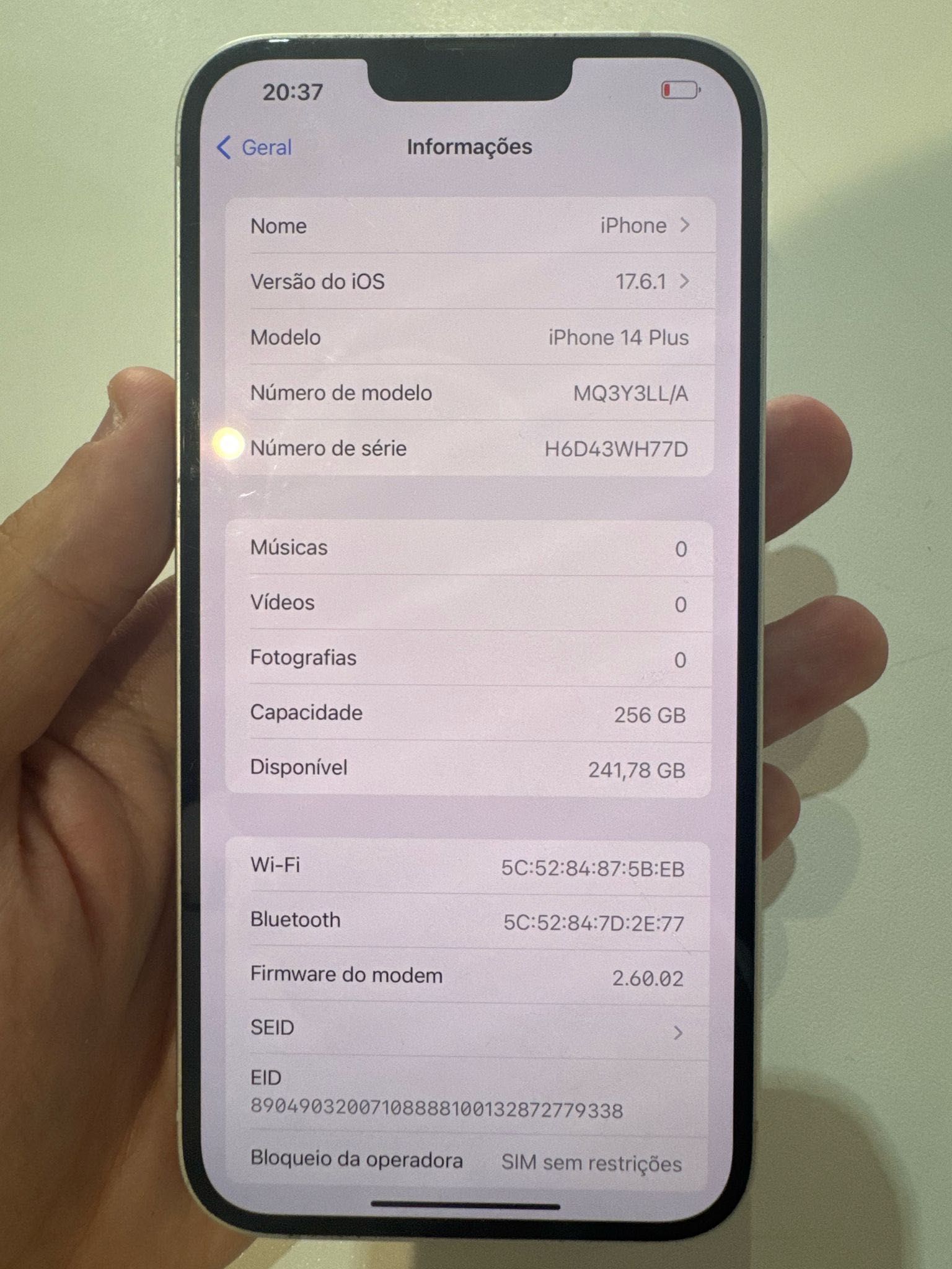 iPhone 14 Plus 256gb