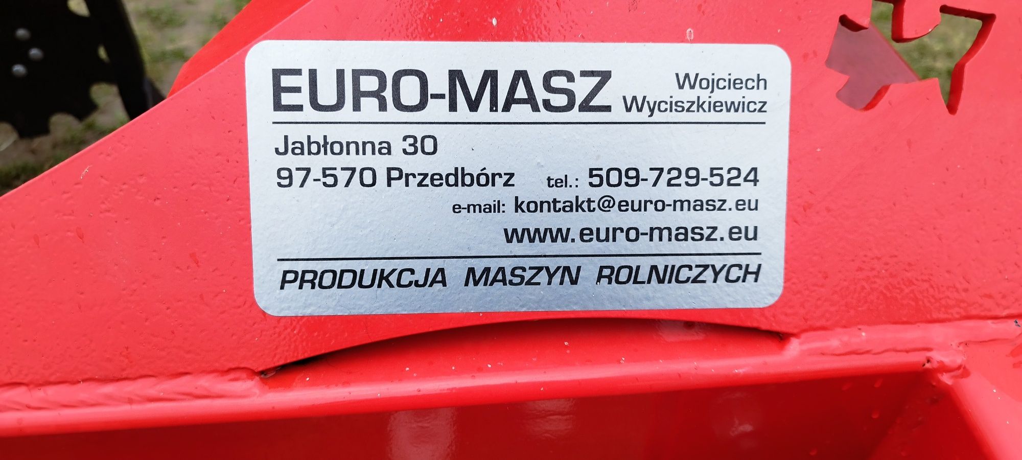 sprzedam agregat podorywkowy / gruber euro-masz 2,1m – stan jak nowy