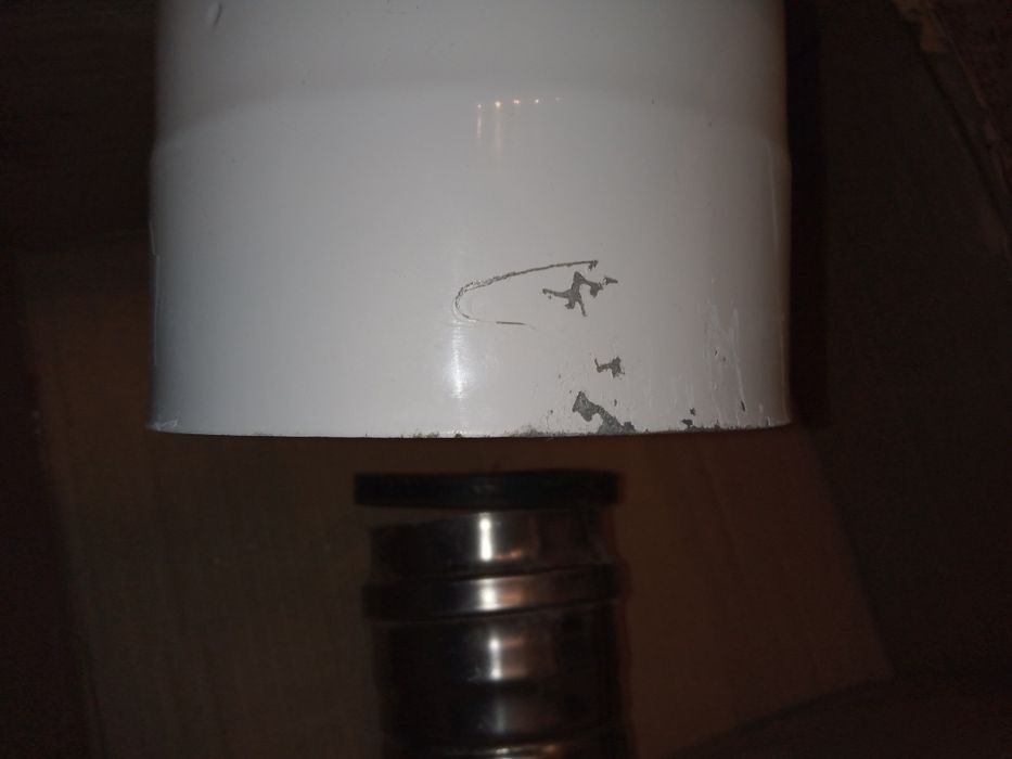 Kolano 80/125 90 stopni dwuścienne spalinowo powietrzne kocioł gazowy