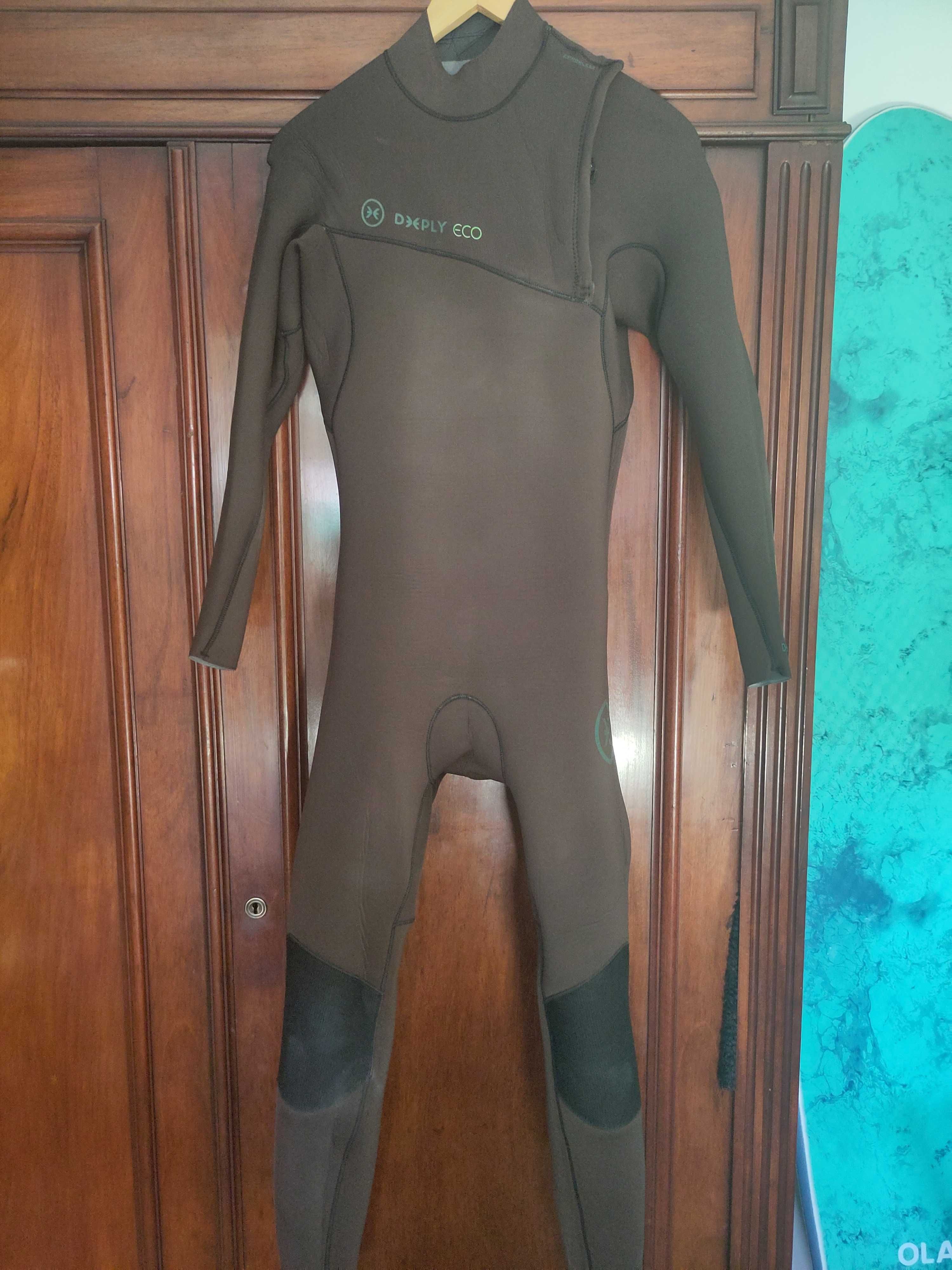 Fato surf zipperless 4/3