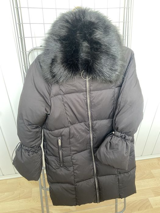 Довга куртка пуховік  MANGO пальто пуховик
