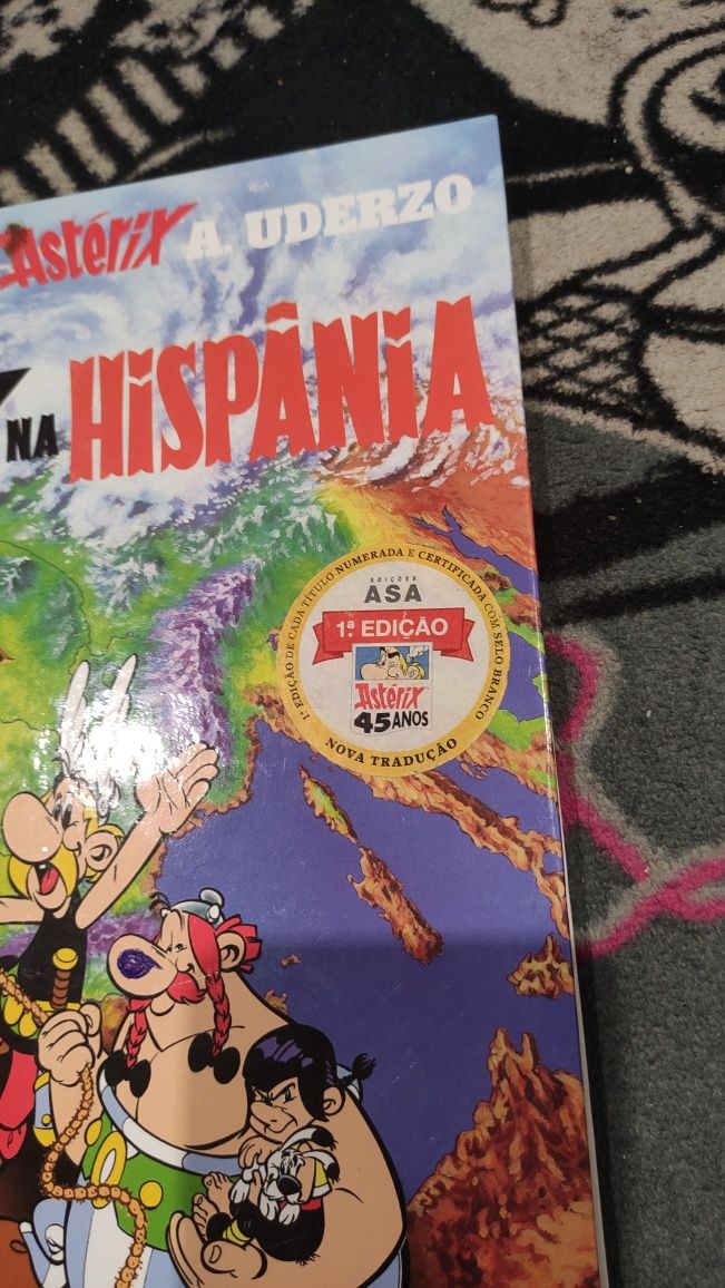 Livro Banda Desenhada Antiga " Asterix " Edição Especial Limitada ,Num