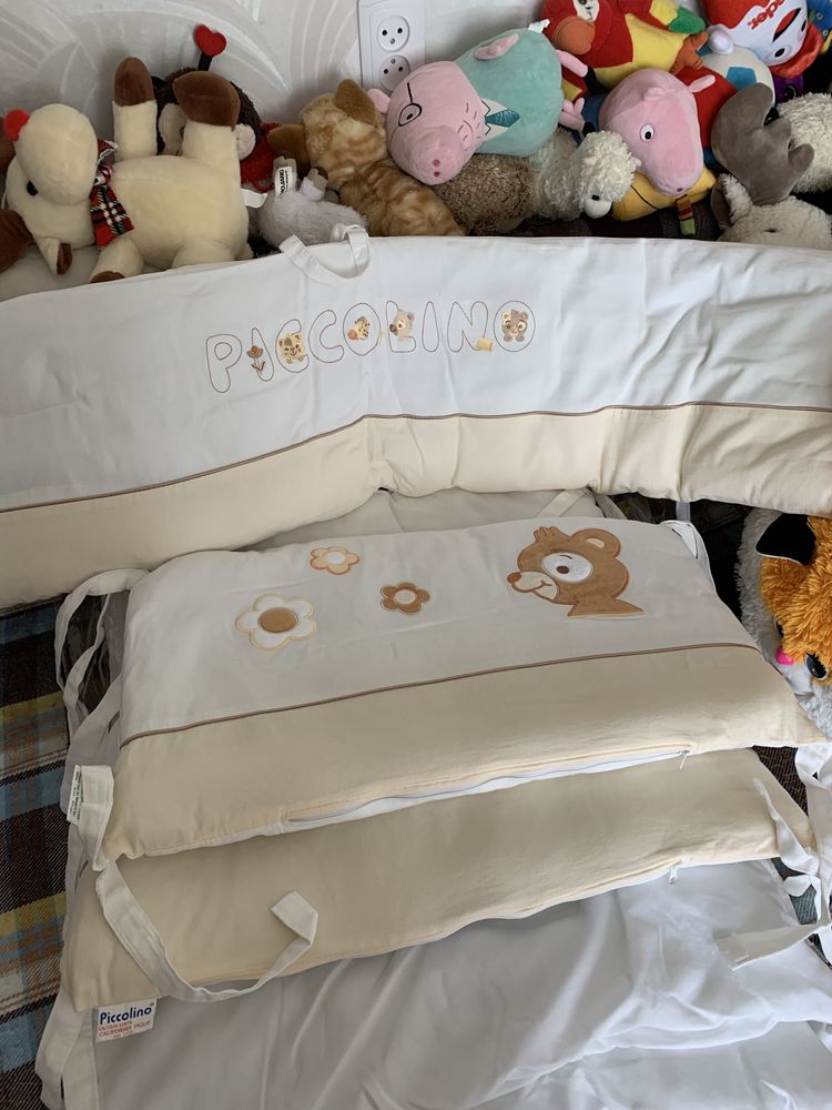 Защита, подушка, одеяло, постель в кроватку Piccolino (Италия)