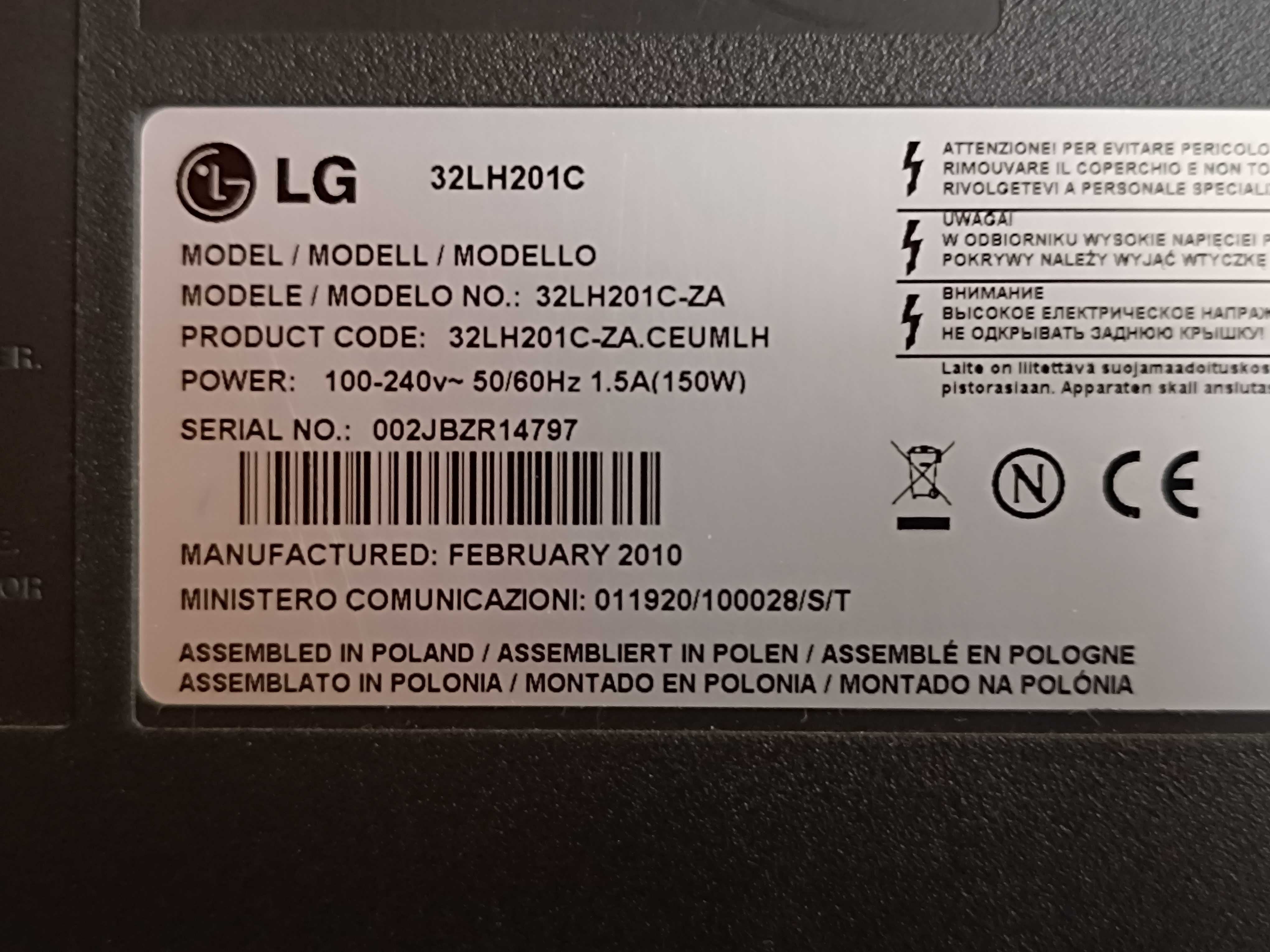 LG LCD 32lh201c-za