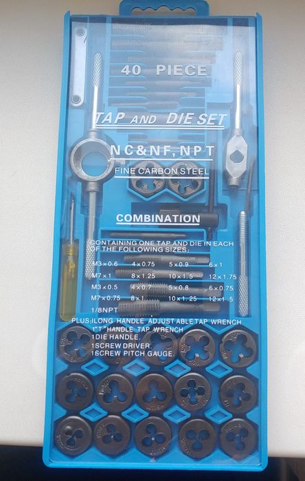 Новий набір для нарізання різьби