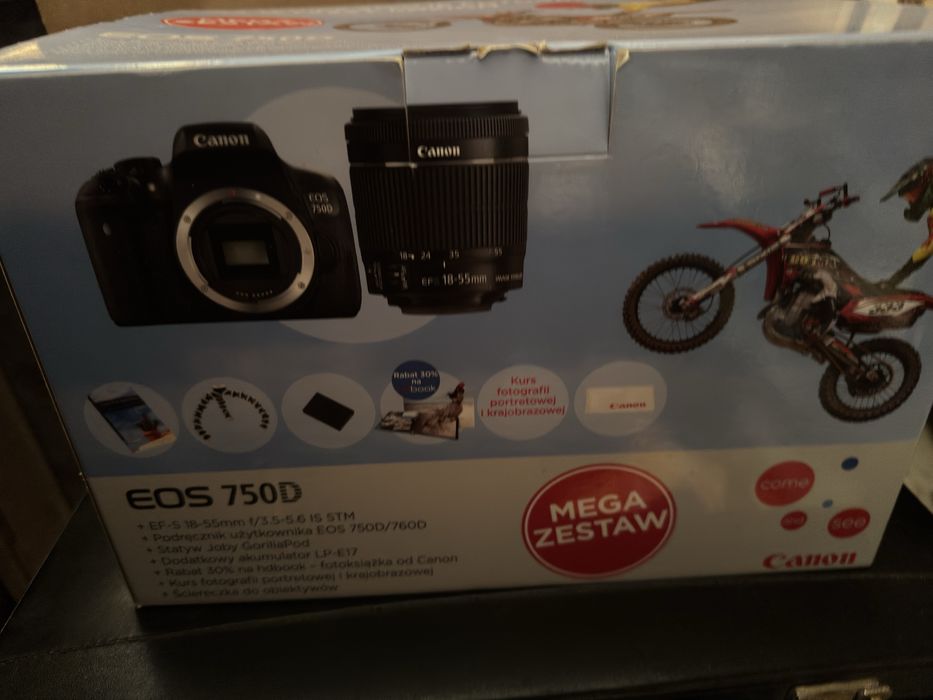Aparat lustrzanka CANON 750D