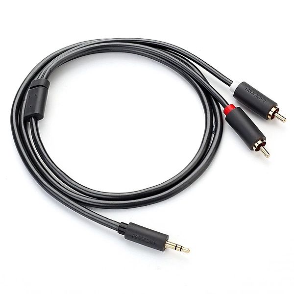 Ugreen kabel przewód audio 3,5 mm mini jack (męski) - 2RCA (męski) 1,5