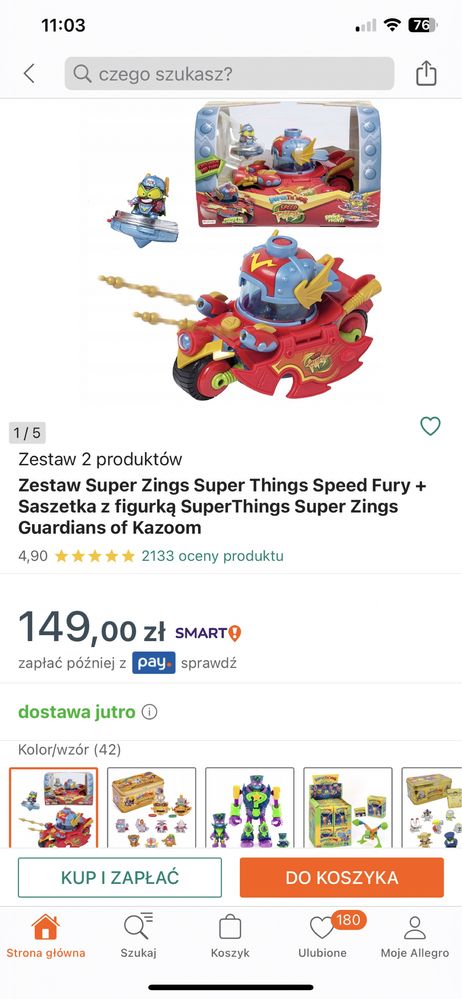 Super zings ,super things speed fury