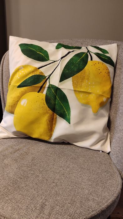 Poszewka dekoracyjna cytryna cytryny lemons 45x45