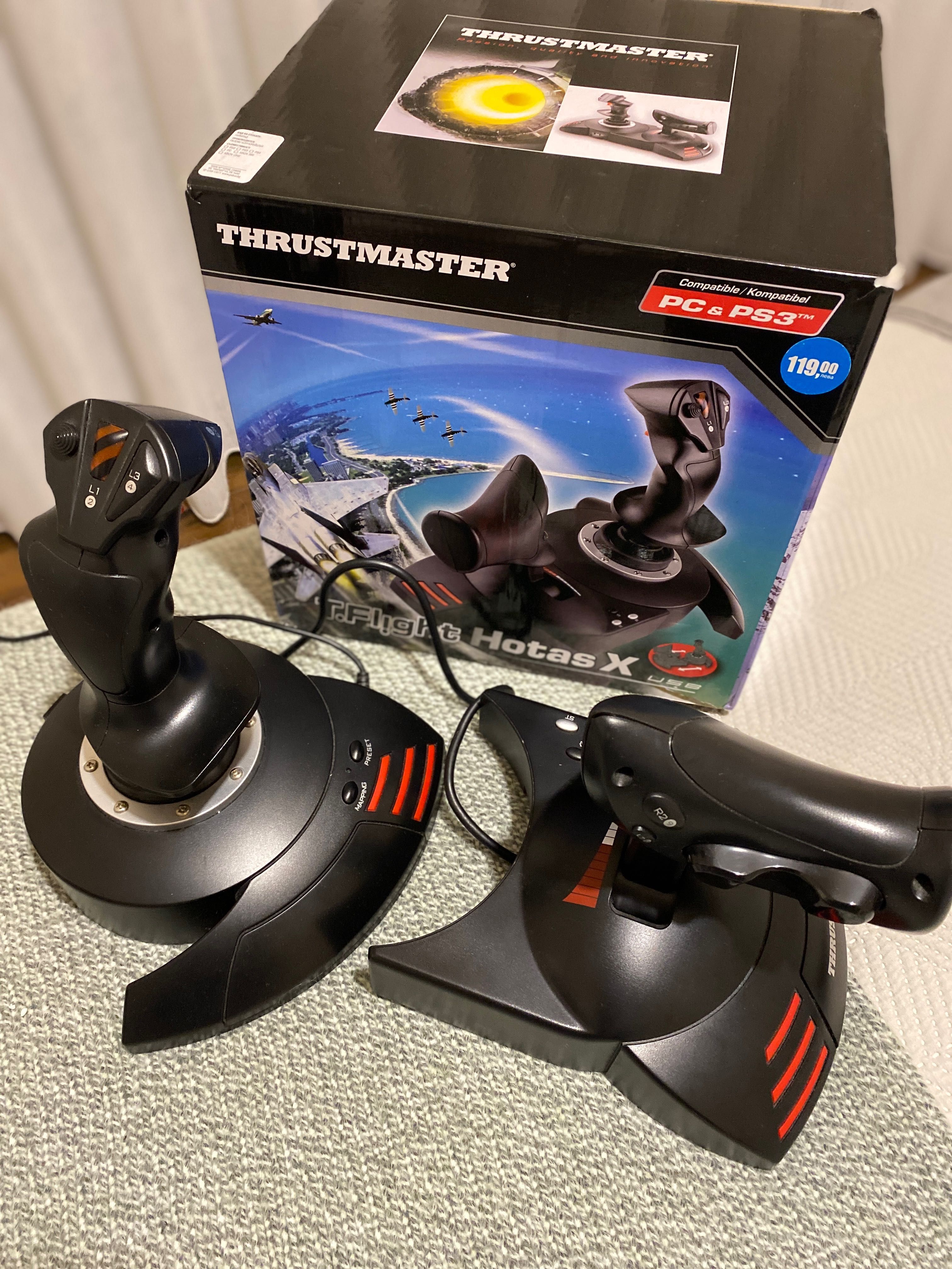 Flight simulator (joystick + throttle) - Thrustmaster