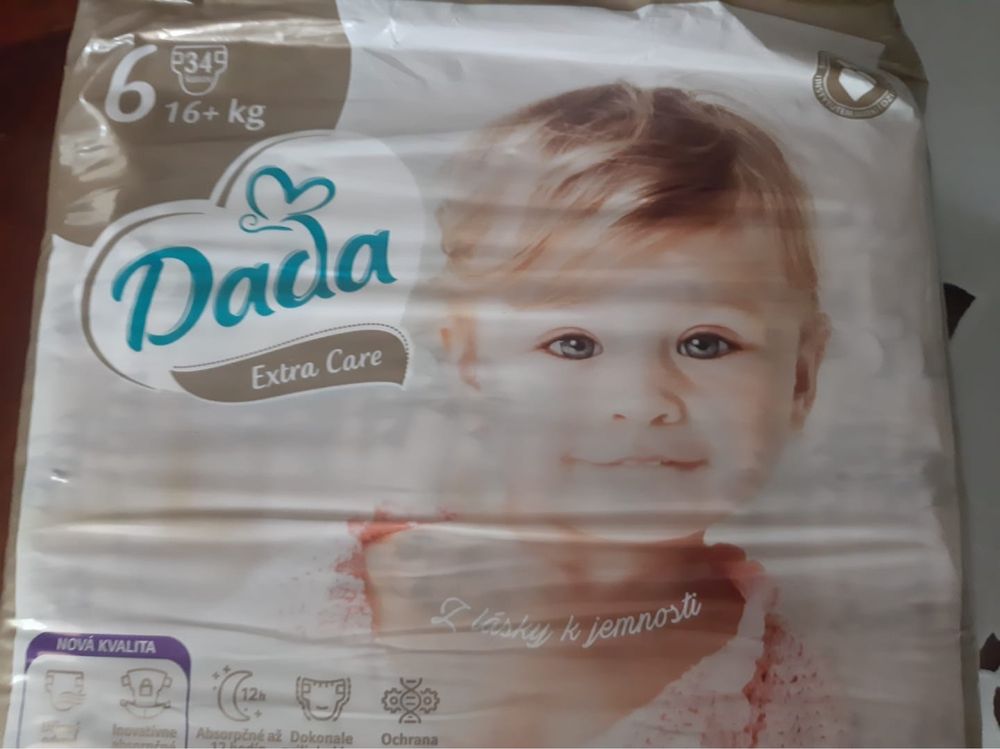 Pampersy pieluchy Dada, rozne rozmiary, nowe, bez wad